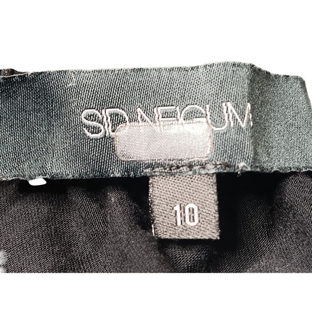 Sid Neigum Cropped Asymmetric Top SZ 10 in Black - Picture 8 of 8